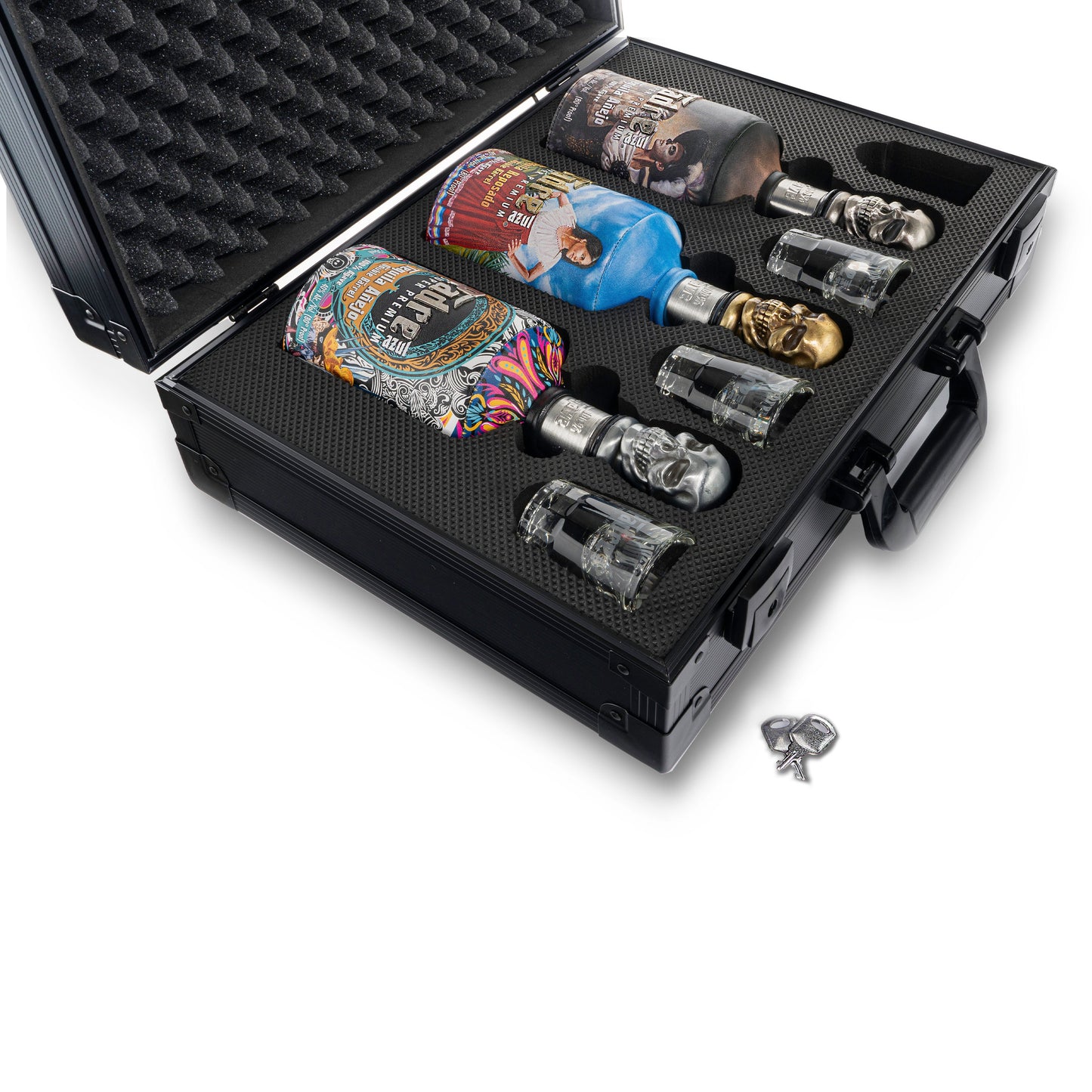 Padre Azul Artist Series 3 Bottle Suitcase