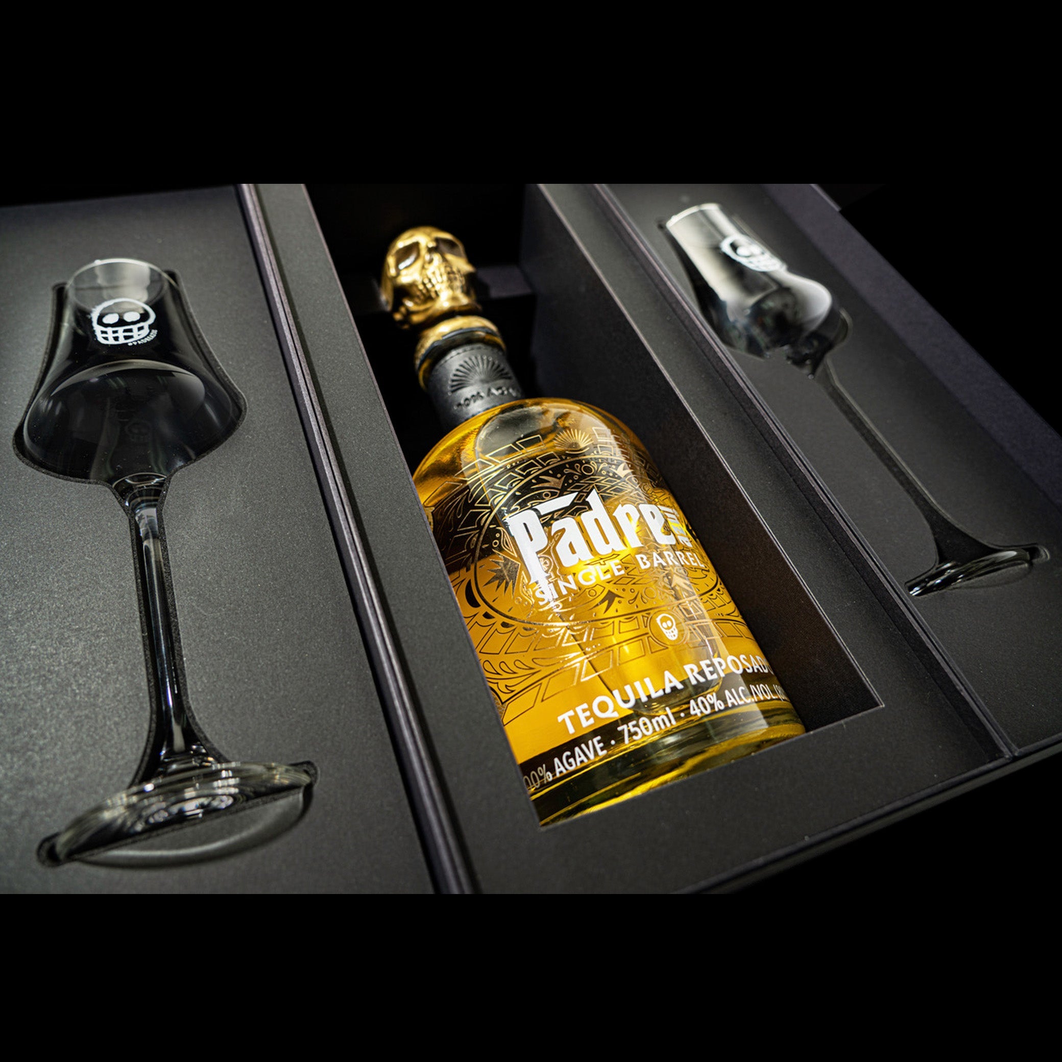 Padre Azul Reposado Single Barrel w/Glasses – Padre Azul Tequila